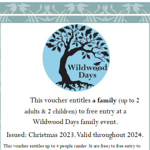 Wildwood Days gift vouchers
