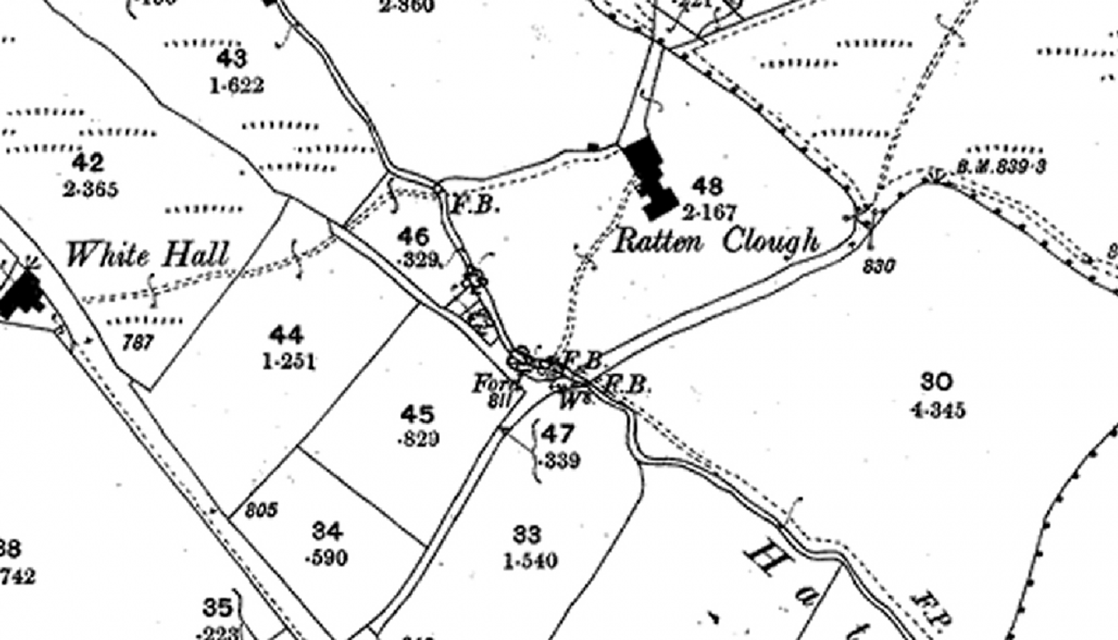 Ratten Clough Map